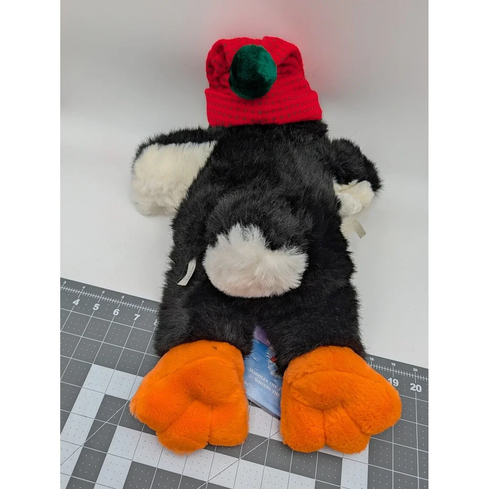 Commonwealth Waddles Penguin Shivers Seal Plush Black White Book 1993
